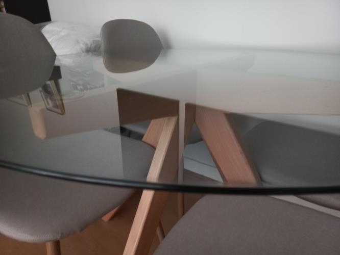 Second-hand Dining Table with 4 Chairs - Photo 3)