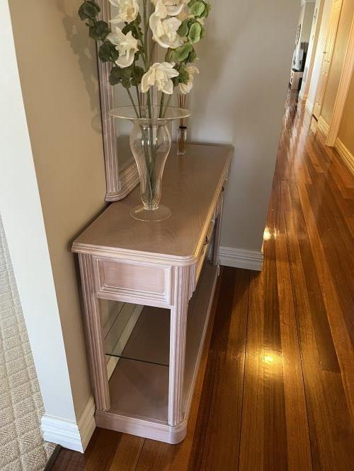 Second-hand Hall Table with Matching Mirror - Photo 3)