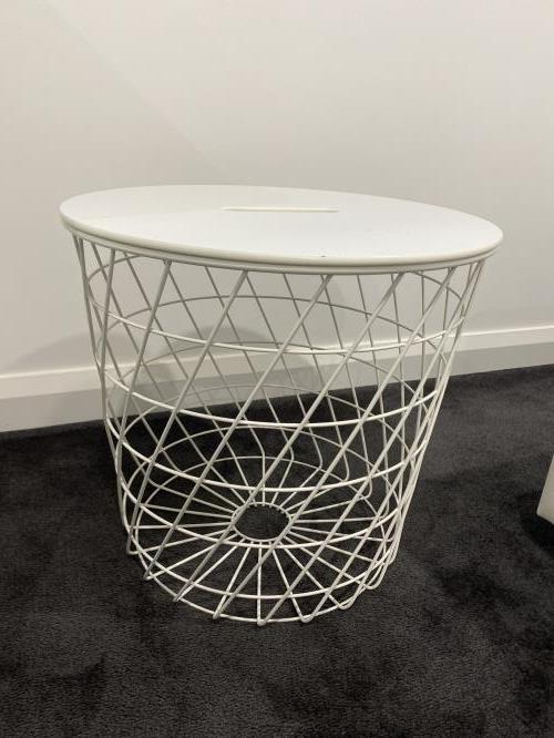 Second-hand IKEA KVISTBRO Storage Table with Lid - Photo 3)