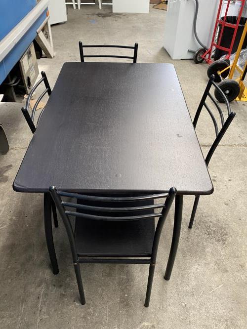 Second-hand Dining Table with 4 Chairs - Photo 4)