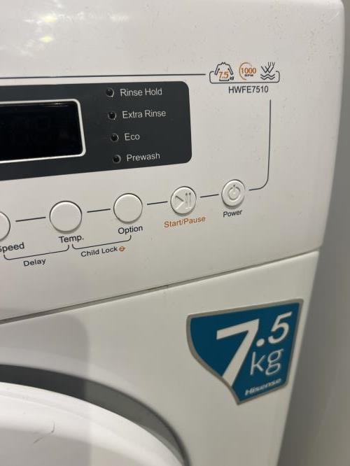 Second-hand Hisense 7.5kg Front Load Washing Machine - Photo 4)