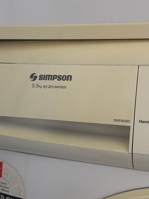 Second-hand Simpson 5.5kg Front Load Washing Machine - Photo 4)