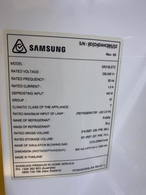 Second-hand Samsung 318L Top Mount Fridge - Photo 4)