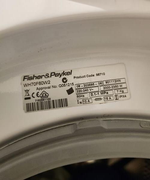 Second-hand Fisher & Paykel 7kg Front Load Washing Machine - Photo 4)