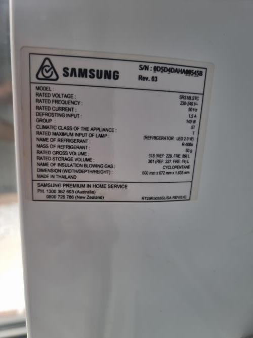 Second-hand Samsung 318L Top Mount Fridge - Photo 4)