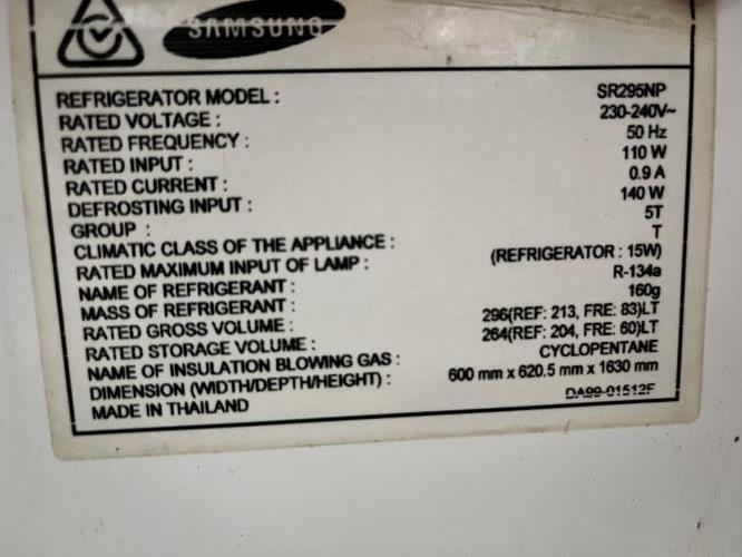 Second-hand Samsung 296L Top Mount Fridge - Photo 4)