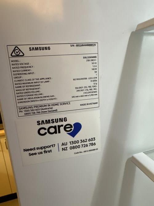 Second-hand Samsung 336L Top Mount Fridge - Photo 4)