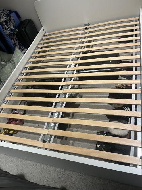 Second-hand IKEA Queen Size Bed Frame - Photo 4)
