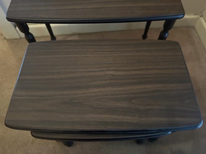 Second-hand Set of 3 Side Tables - Photo 4)