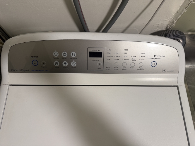 Second-hand Fisher & Paykel 7kg Top Load Washing Machine - Photo 4)