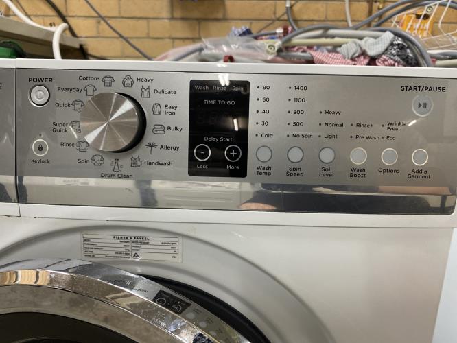 Second-hand Fisher & Paykel 7.5kg Front Load Washing Machine - Photo 4)