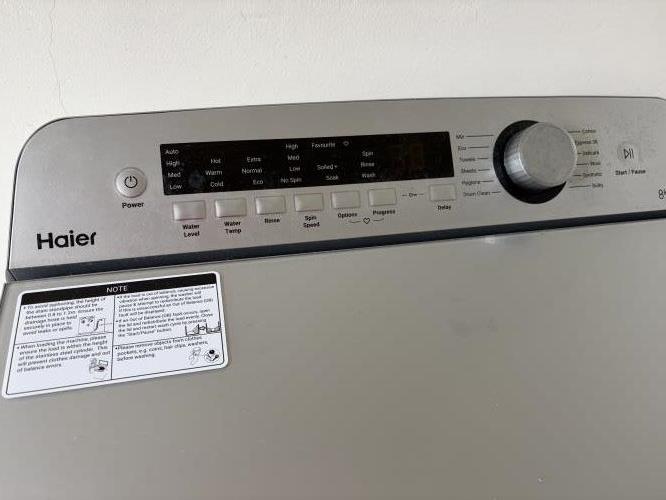 Second-hand Haier 8kg Top Load Washing Machine - Photo 4)