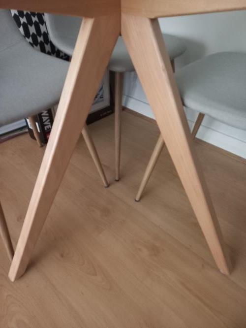 Second-hand Dining Table with 4 Chairs - Photo 4)