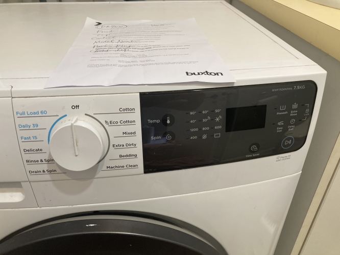 Second-hand Westinghouse 7.5kg Front Load Washing Machine - Photo 4)