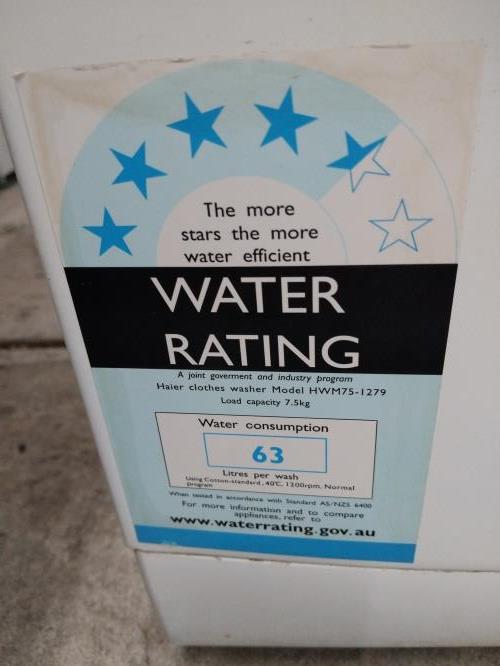 Second-hand Haier 7.5kg Front Load Washing Machine - Photo 4)