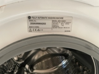 Second-hand LG 7kg Front Load Washing Machine - Photo 5)