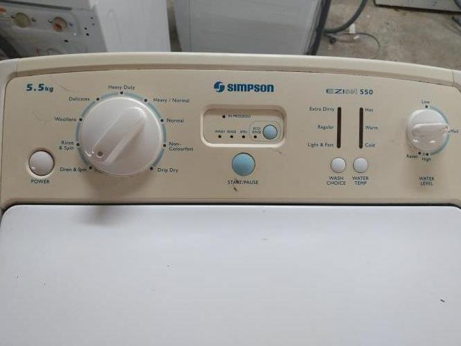 Second-hand Simpson 5.5kg Top Load Washing Machine - Photo 5)