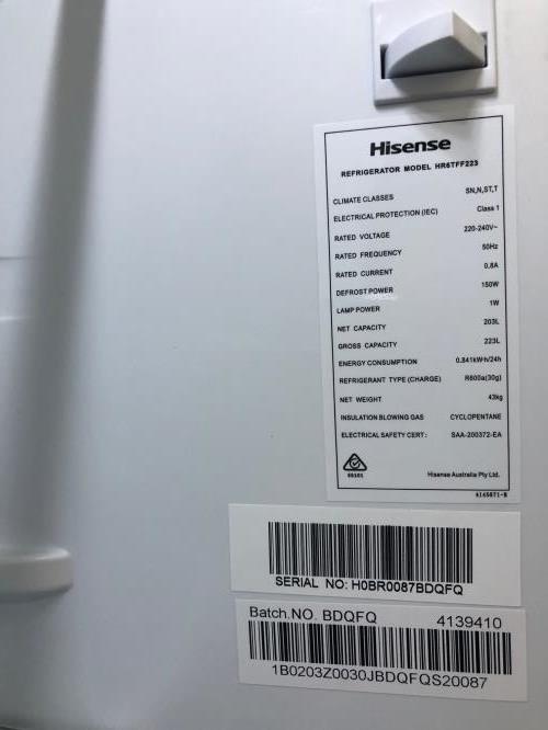 Second-hand Hisense 223L Top Mount Fridge - Photo 5)