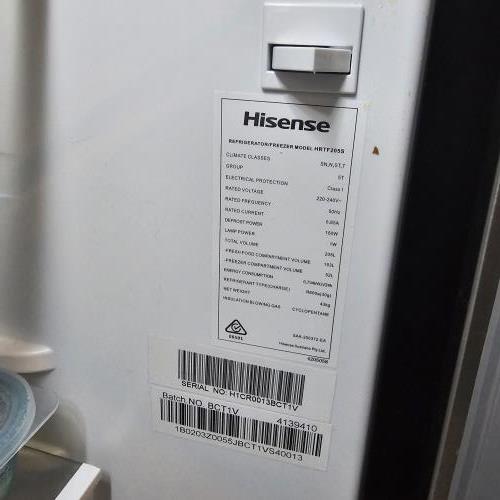 Second-hand Hisense 205L Top Mount Fridge - Photo 5)