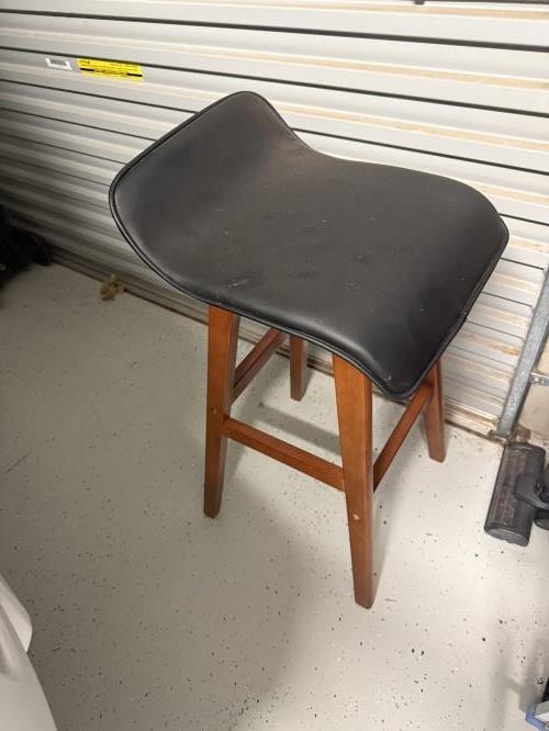 Second-hand Set of 4 Bar Stools - Photo 5)