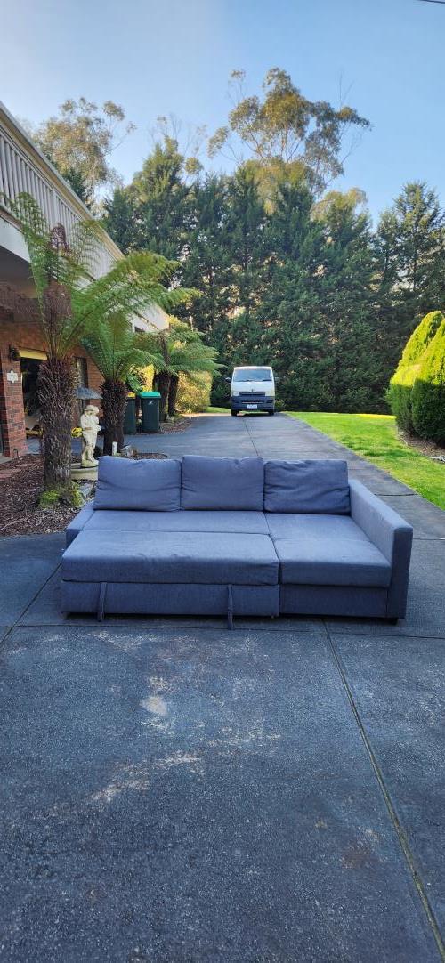 Second-hand IKEA Sofa Bed with Storage - Photo 5)