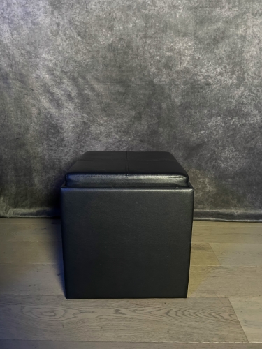 Second-hand Set of 2 Stylish Ottomans - Photo 5)