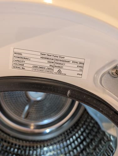Second-hand Haier 8kg Dryer - Photo 5)