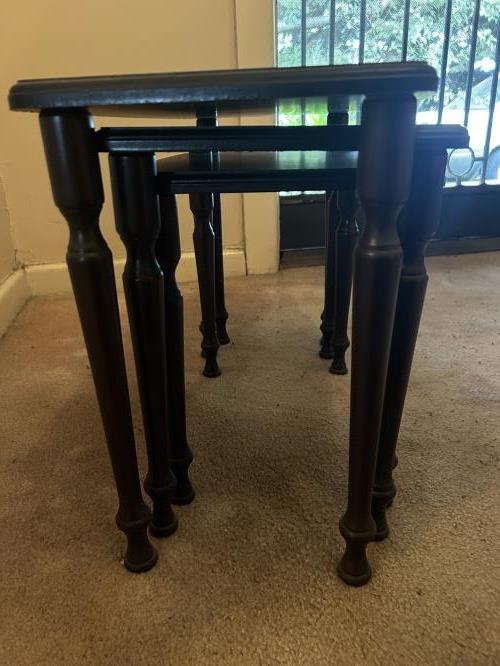 Second-hand Set of 3 Side Tables - Photo 5)