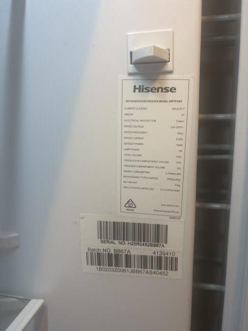 Second-hand Hisense 205L Top Mount Fridge - Photo 5)