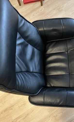 Second-hand Reclining Armchair with Foot Stool - Photo 5)