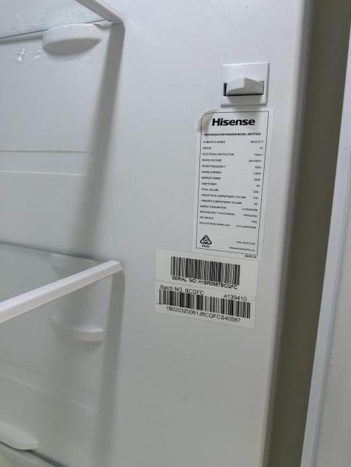 Second-hand Hisense 205L Top Mount Fridge - Photo 5)