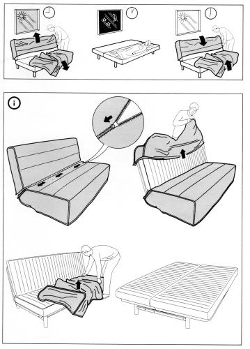 Second-hand IKEA Sofa Bed - Photo 5)