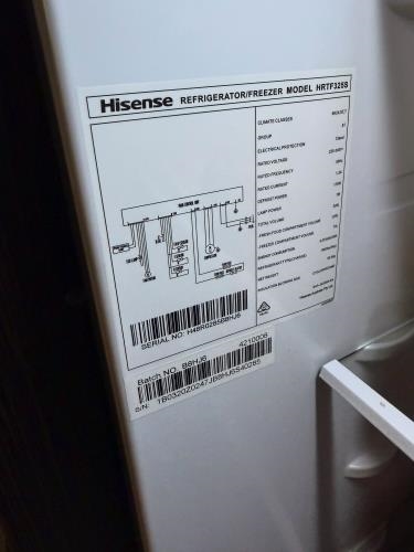 Second-hand Hisense 326L Top Mount Fridge - Photo 5)