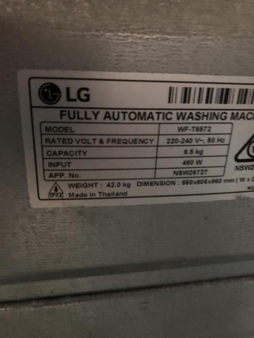 Second-hand LG 6.5kg Top Load Washing Machine - Photo 6)