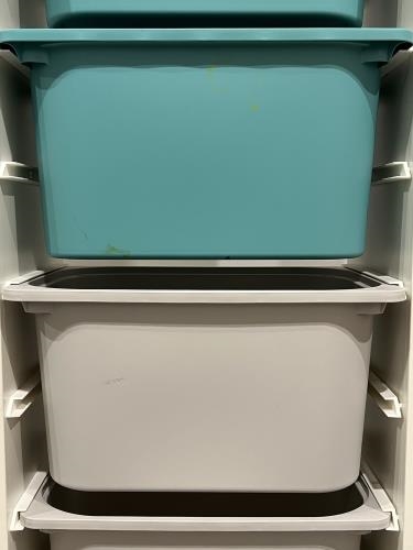 Second-hand IKEA TROFAST Storage Unit with 6 Tubs - Photo 6)