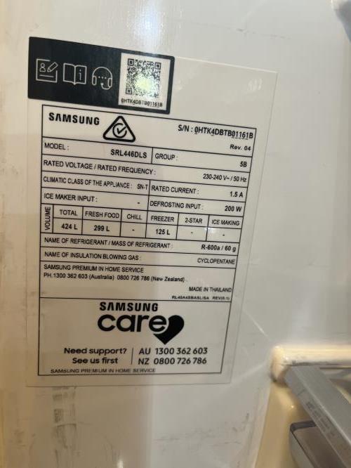 Second-hand Samsung 424L Bottom Mount Fridge - Photo 6)