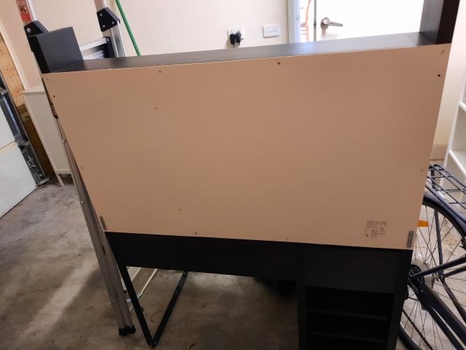 Second-hand IKEA Micke Desk with Magnetic Whiteboard - Photo 6)