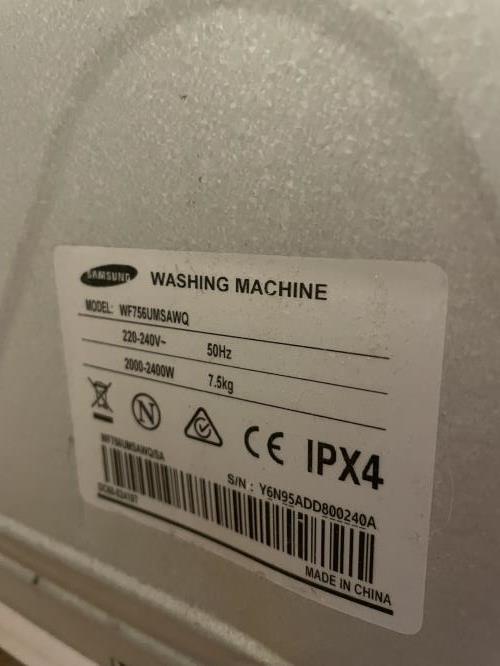 Second-hand Samsung 7.5kg Front Load Washing Machine - Photo 6)