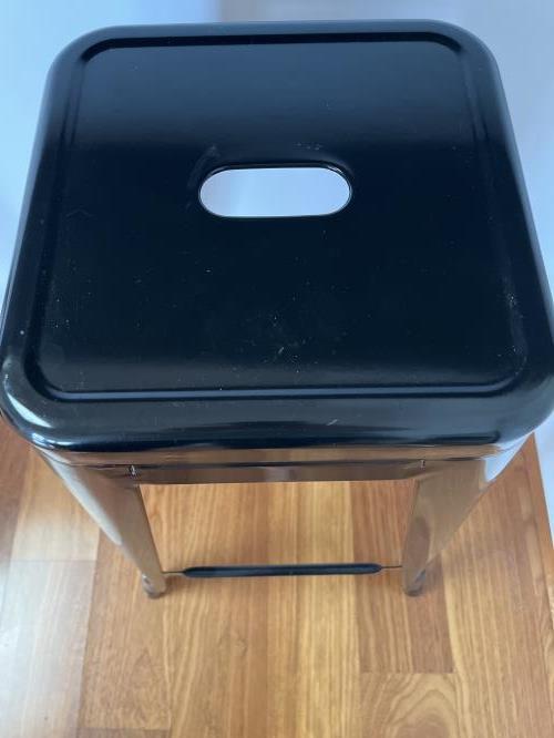 Second-hand Set of 4 Bar Stools - Photo 6)