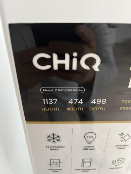 Second-hand Chiq 118L Top Mount Fridge - Photo 6)