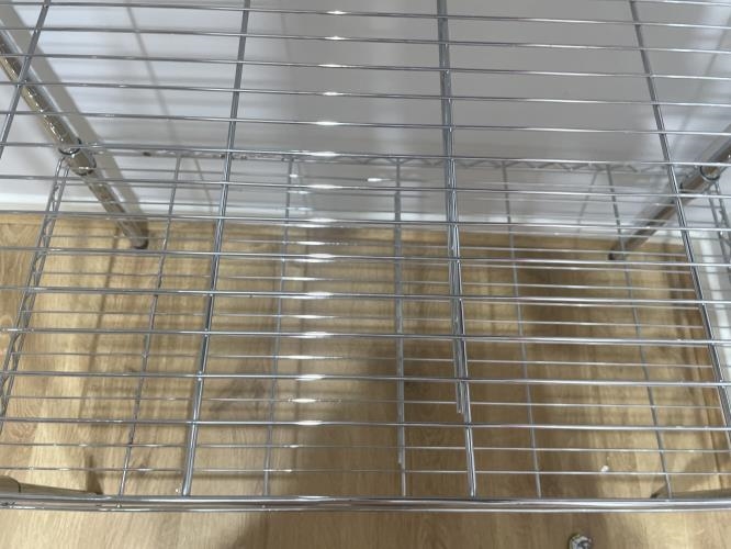 Second-hand Pair of Metal Storage Racks - Photo 6)