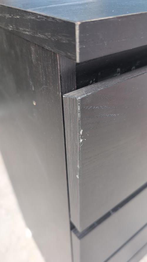 Second-hand IKEA Malm 4 Drawer Chest of Drawers - Photo 6)