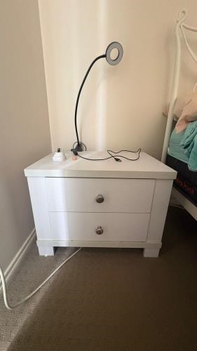 Second-hand Set of 2 Bedside Tables - Photo 6)