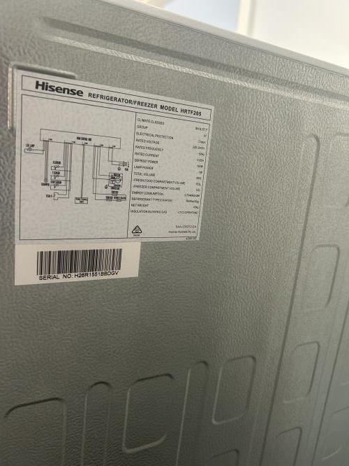 Second-hand Hisense 205L Top Mount Fridge - Photo 6)