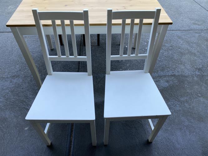 Second-hand Dining Table with 4 Chairs - Photo 7)