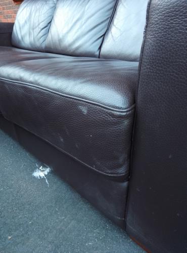 Second-hand 3 Seater Couch with Ottoman - Photo 7)