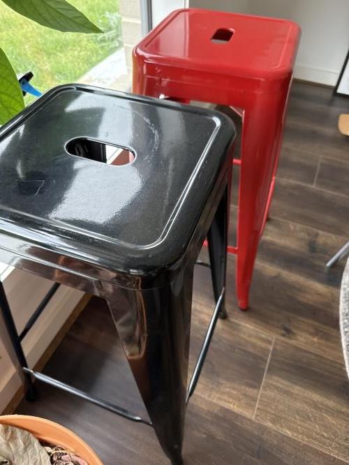 Second-hand Set of 3 Stools - Photo 7)