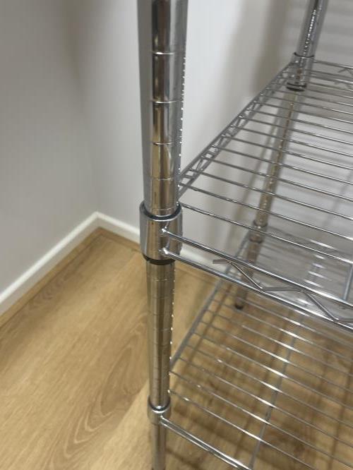 Second-hand Pair of Metal Storage Racks - Photo 7)