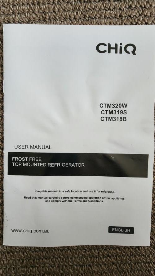 Second-hand Chiq 320L Top Mount Fridge - Photo 7)
