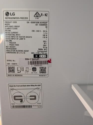 Second-hand LG 335L Bottom Mount Fridge - Photo 7)